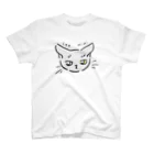 necocoaの🦑イカミミネコ🐈 スタンダードTシャツ