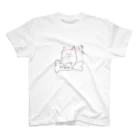 ameri.@ゆるホワイトシェパードのはうちゃん？？ スタンダードTシャツ