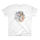 ＰＵＧＬＡＮＤの熊・鹿・フクロウ・オオカミ・キツネ・鷹・イモリ・うさぎ・リス・ジョウビタキ Regular Fit T-Shirt