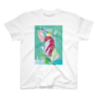 ペンギンパカリのペンギンTeaTime（グリーン） Regular Fit T-Shirt