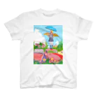 Nisaburo ☆kの夏の空と鉄翼少女 スタンダードTシャツ