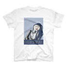 Loverのmoonface スタンダードTシャツ