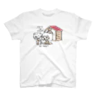 イラスト MONYAAT のCT112 YETI is yeahの家でお茶 スタンダードTシャツ