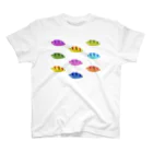 魚子のカラフルウツボ スタンダードTシャツ