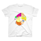 さすまたパンダのタマネギ少年とうわぎくん スタンダードTシャツ