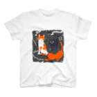 PortemineBooksのLes trois chats  スタンダードTシャツ