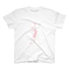 ガハハ！！！！！！！！！！！！！！！！！！！！！！！！のWARP 赤 スタンダードTシャツ