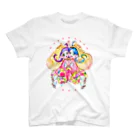 壬本舗 mizu-no-e-hompoのうりぼうずきんのふたごちゃん スタンダードTシャツ