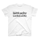 JIYUJIKANのI am Lucky Lucky Lucky Regular Fit T-Shirt