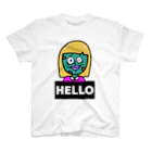 🌈KANAE🌈のゾンビちゃん　hello bye スタンダードTシャツ