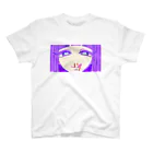 ぬとゐ＝kayoの鼻血女子(パープル) スタンダードTシャツ