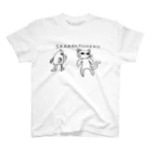 wasa-biのSAKANATONEKO スタンダードTシャツ