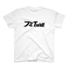 髙橋フミヤ【フミTube】のフミTubeロゴ(ブラック) Regular Fit T-Shirt