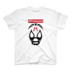 DRIPPEDのMIL MASCARAS-ミル・マスカラス-赤ボックスロゴ Regular Fit T-Shirt