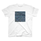【松】黒金アートこぎん和紙和柄の紗綾形3段img Regular Fit T-Shirt