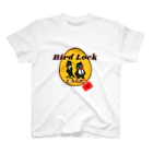 レコードの巣のBird Lock Cage 赤くちばし Regular Fit T-Shirt