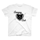 IENITY　/　MOON SIDEの【MOON SIDE】 Creepy Cat #Black Ver.1 スタンダードTシャツ