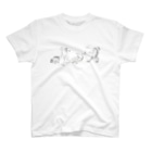 RED-SKYの鳥獣戯画 Regular Fit T-Shirt