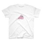 LOVE 💩 PEACEのお腹ゆるキャラ（軟便） スタンダードTシャツ