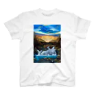 Isseyの極北の流れ Regular Fit T-Shirt