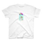 れもんのふうせんと女の子 スタンダードTシャツ