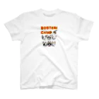 キャンプ＆ボストンテリア です！のボステリキャンプt スタンダードTシャツ