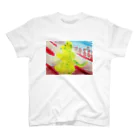 【全盲の絵描き】オバケのタムタムの【全盲の画家】あるくトラくん Regular Fit T-Shirt