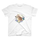 wonder land sweetのキナコくん春のお散歩 Regular Fit T-Shirt