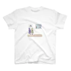 amenoasa(雨の朝)のカフェの閉店 スタンダードTシャツ