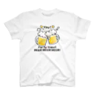 イラスト MONYAAT のBEER!BEER!BEER! A スタンダードTシャツ