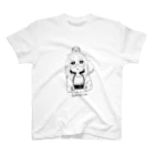 キノコもちのハリネズミと女の子 Regular Fit T-Shirt