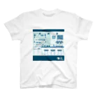 Teal Blue Coffeeの香るコーヒー Regular Fit T-Shirt