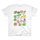 NEKOZE PANDAの野菜の名前Tシャツ スタンダードTシャツ