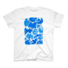 TORIIROTの青い鳥モチーフのデザイン 티셔츠