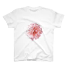 Neo_louloudi(ネオルルディ)の薔薇/Pink Rose Regular Fit T-Shirt