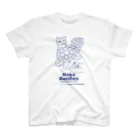 Cafe・de・ぬりえ ShopのNeko DenDen スタンダードTシャツ