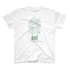 Cafe・de・ぬりえ ShopのHana Neko Regular Fit T-Shirt