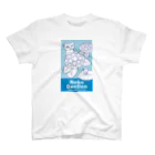 Cafe・de・ぬりえ ShopのNeko DenDen Regular Fit T-Shirt