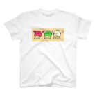 薮乃ランのかぷ丸トリオ（黄） スタンダードTシャツ