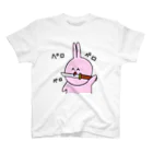 魚の4コマのうさぎペロペロTシャツ スタンダードTシャツ