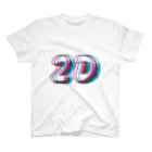 しぶき   やのアナグリフ2D Regular Fit T-Shirt