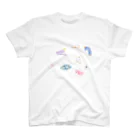 文鳥うさぎ猫とりTシャツスマホケース-facileのウミウシの一日 スタンダードTシャツ