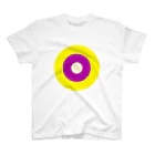CORONET70のサークルa・黄・パープル2・クリーム Regular Fit T-Shirt