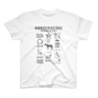 KAWAGOE GRAPHICSのHORSERACING GRAPHICS スタンダードTシャツ