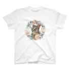 猫カフェラグドール（大阪難波）の猫カフェラグドールにっくflower スタンダードTシャツ