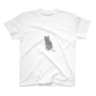 issyoの絡まる猫(リアルグレーver) Regular Fit T-Shirt