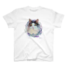 猫カフェラグドール（大阪難波）の猫カフェラグドールあいすflower Regular Fit T-Shirt