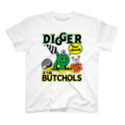 BUTCHOLSのBUTCHOLS DIGGER!Tシャツみどり Regular Fit T-Shirt