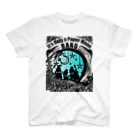 ボンゲ式TOYSのIt’s Only a Paper Moon BAND - blue　Tシャツ スタンダードTシャツ