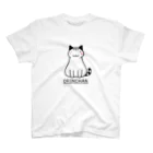 jyajyaオリジナルの猫のお座りおりんちゃん スタンダードTシャツ